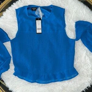 Bebe size XL cold shoulder top NWT